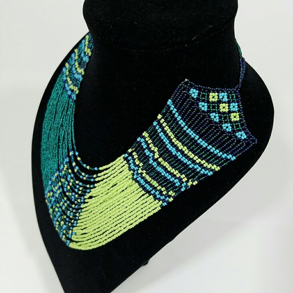 Handmade Beaded Necklace - Picture 3 of 3